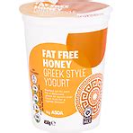 Calories in Asda Chosen by You Fat Free Greek Style Yogurt with Honey ...