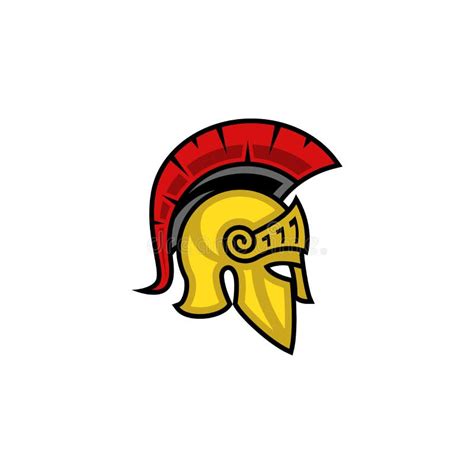 Gladiator Helmet Logo Clipart Stock Vector - Illustration of greece ...