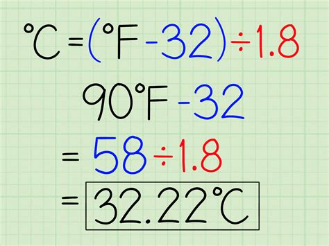 Conversion Celsius Fahrenheit Calcul Formule De Conversion Fahrenheit ...