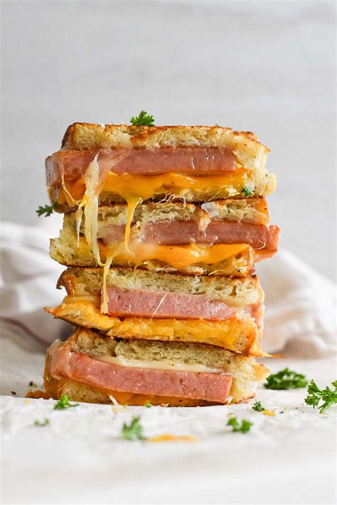 SPAM Grilled Cheese Sandwiches - Yeji's Kitchen Stories