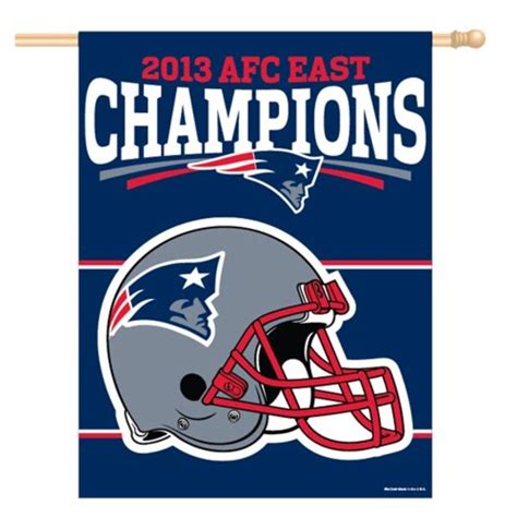 New England Patriots 2013 AFC East Division Champions 27'' x 37 ...