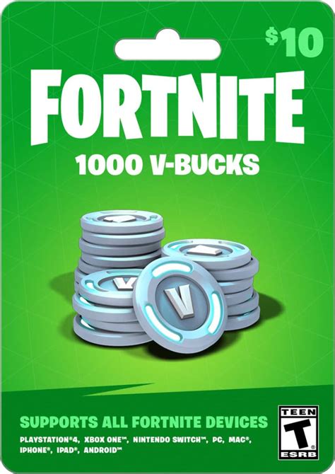 Questions and Answers: $10 Fortnite In-Game Currency Card GEARBOX FORTNITE V-BUCKS $10 - Best Buy