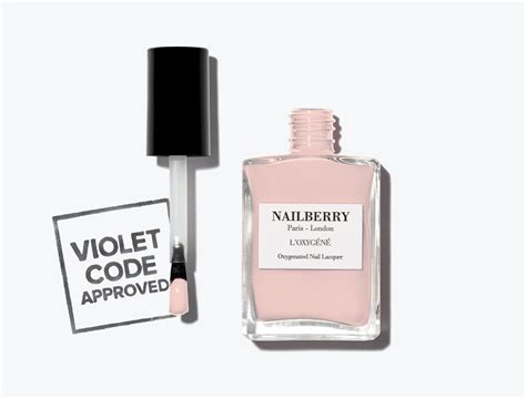 Nailberry Breathable Nail Polish - Candy Floss (opaque) | VIOLET GREY