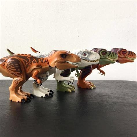 Lego Tyrannosaurus T-rex TRex & Indominus Rex Collection Dino Dinosaur ...