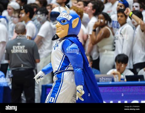 November 10, 2023: Duke Blue Devil mascot. NCAA basketball game between ...