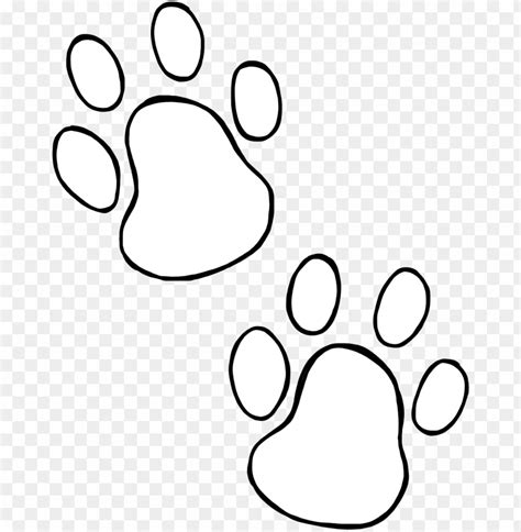 Transparent White Paw Print Png : Animal foot print, dog cat puppy paw , white paw print ...