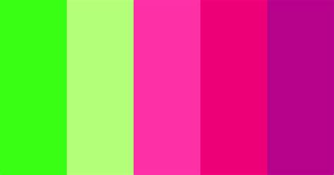 Neon Green & Rose Color Scheme » Bright » SchemeColor.com Neon Colour ...