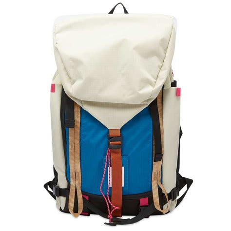 Topo Designs Mountain Pack - 28L in Bone White/Blue Topo Designs