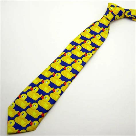 Yellow Rubber Duck Tie Men's Ties Casual Ducky Tie Professional ...