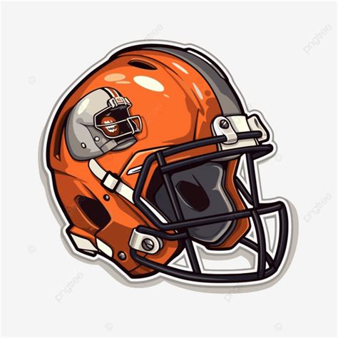 Helmet Cleveland Browns Sticker Clipart Vector, Helmet Clipart, Sticker ...