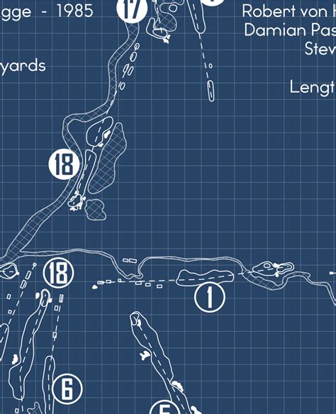 Gleneagles Country Club Blueprint (Print) – GolfBlueprints