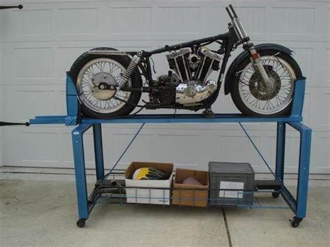 5. DIY Motorcycle Work Stand | Bike work stand, Diy motorcycle, Bike lift