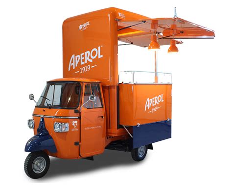 Cocktail Bar Truck Aperol | Der Spritz fährt auf dem Piaggio Ape V-Curve