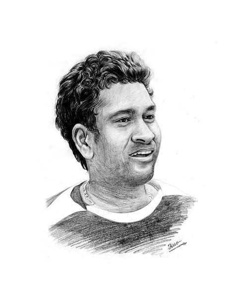 Pencil Drawing (sachin tendulkar) on Behance