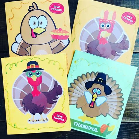 Easy Thanksgiving Cards for Kids to Make - Glitter On A Dime