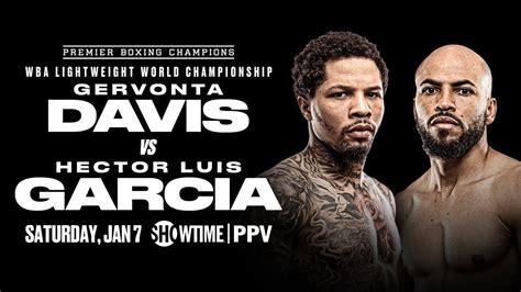 Gervonta Davis vs Hector Luis Garcia PREVIEW: January 7, 2023 | PBC on ...