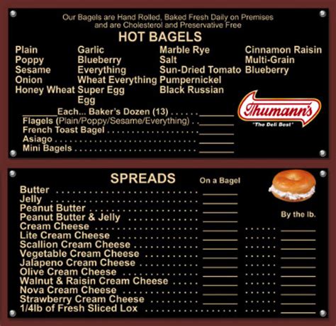 Menu – My Brothers Bagel