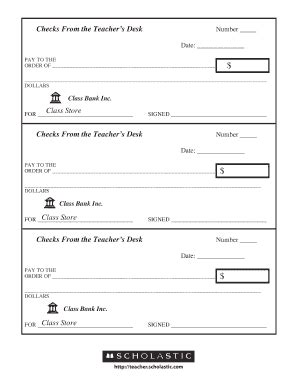 Play Checks Printable - Fill Online, Printable, Fillable, Blank | pdfFiller