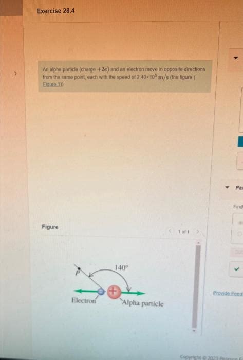 Solved An alpha particle (charge +2e ) and an election move | Chegg.com