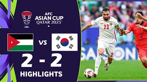 Jordan vs. South Korea 2-2 Highlights | AFC Asian Cup Qatar 2023™ - YouTube