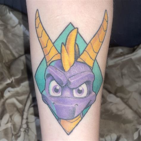 My Spyro tattoo!💜🐉 : r/Spyro