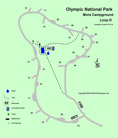 Olympic National Park Campground Maps