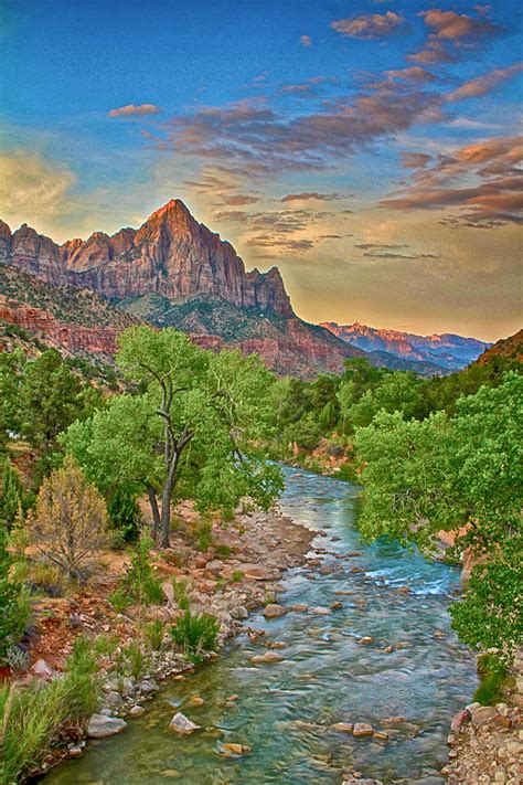 Sunrise in Zion Photograph by Chris Mangum - Fine Art America