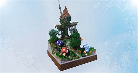 Small Plot #2 - Fantasy Tree House Minecraft Project