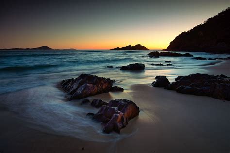 Seal Rocks Sunrise Sugarloaf Bay New South Wales, Australia