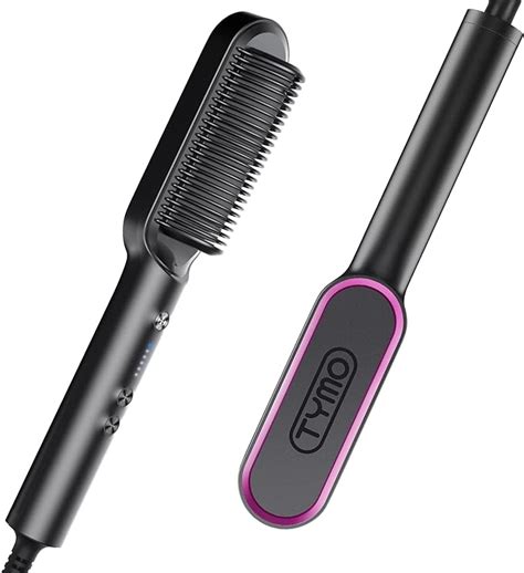 TYMO RING Hair Straightening Brush, Straightening Iron with Integrated ...