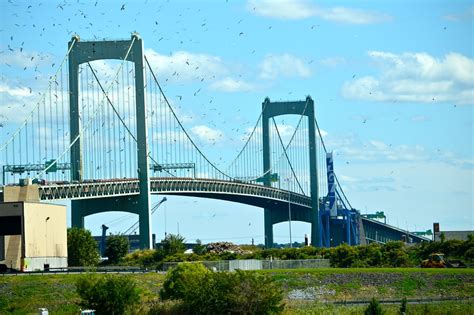 Walt Whitman bridge and ... a lot of birds... | The Walt Whi… | Flickr