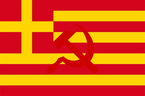 The best of /r/vexillology — Flag of communist greece according to...