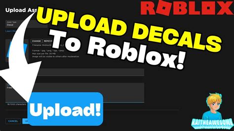 How To UPLOAD DECALS/IMAGES To Roblox After Update! [2023] - YouTube