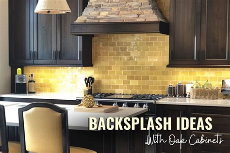 20 Stunning Backsplash Ideas to Complement Oak Cabinets - H.M.G