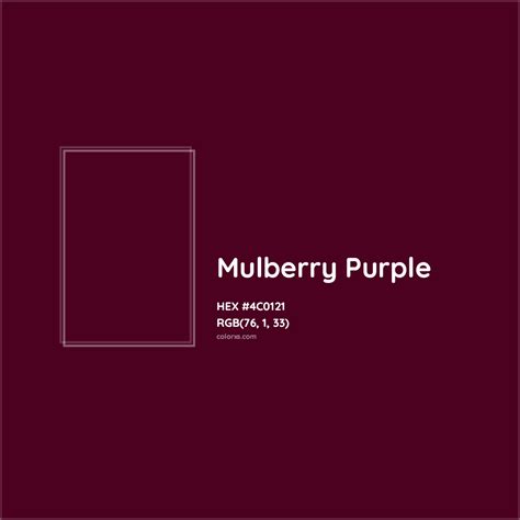 About Mulberry Purple - Color codes, similar colors and paints - colorxs.com