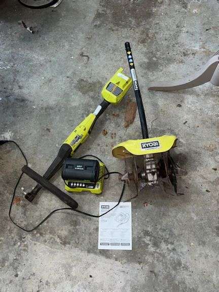 Ryobi expand it tiller - Auction Services LTD