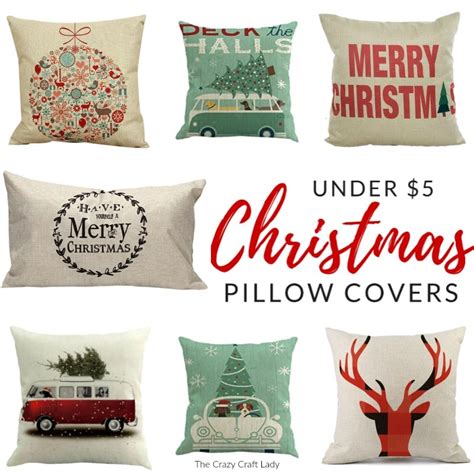 25 Insanely Affordable Christmas Pillow Covers - The Crazy Craft Lady