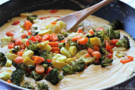 Roasted Vegetable Macaroni and Cheese - Belle of the Kitchen