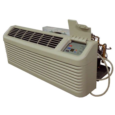 Amana 11,700 BTU R-410A Packaged Terminal Air Conditioning + 3.5 kW Electric Heat 230-Volt ...