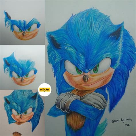 Sonic The Hedgehog Drawings In Pencil