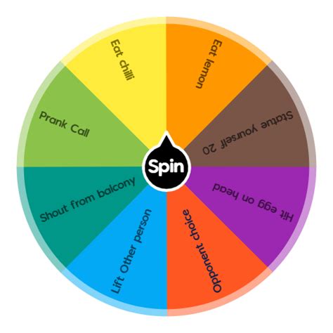 Spin the wheel Challenge | Spin The Wheel App