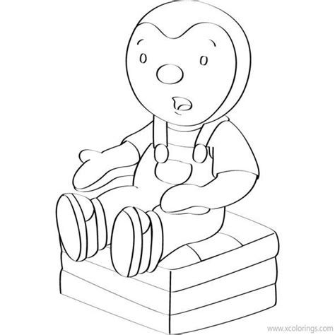 Tchoupi Coloring Pages Printable - XColorings.com