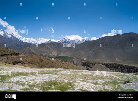 Landscape in Mustang district, Nepal Stock Photo - Alamy