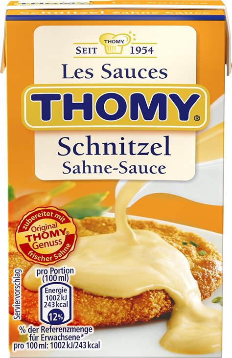 Thomy Les Sauces Schnitzel Sahne Sauce 250ml: Amazon.co.uk: Grocery