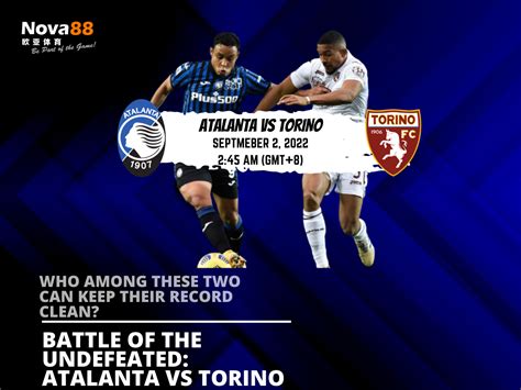 Battle of the undefeated: Atalanta vs Torino | NOVA88