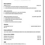 Resume Templates High School Student (3) - TEMPLATES EXAMPLE | TEMPLATES EXAMPLE