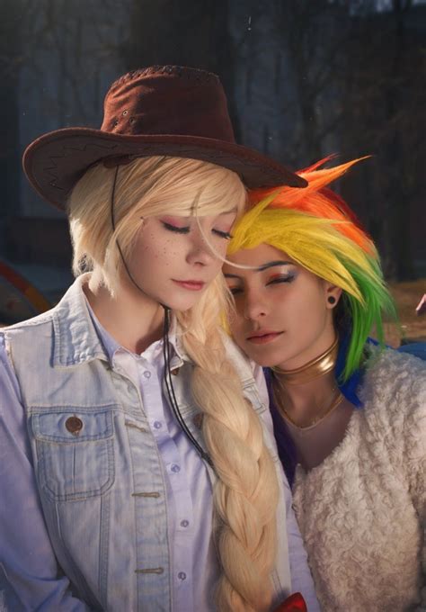 My Little Pony Cosplay — Sleep, my love… - Applejack and Rainbow Dash by...