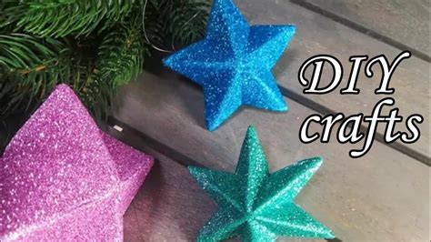 Glitter foam sheet craft ideas | DIY Christmas ornaments | Foam sheet craft ideas - YouTube