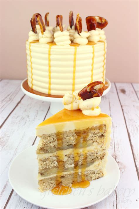 Bananas Foster Cake - Gretchen's Vegan Bakery