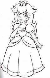 Princess Peach Coloring Pages sketch template